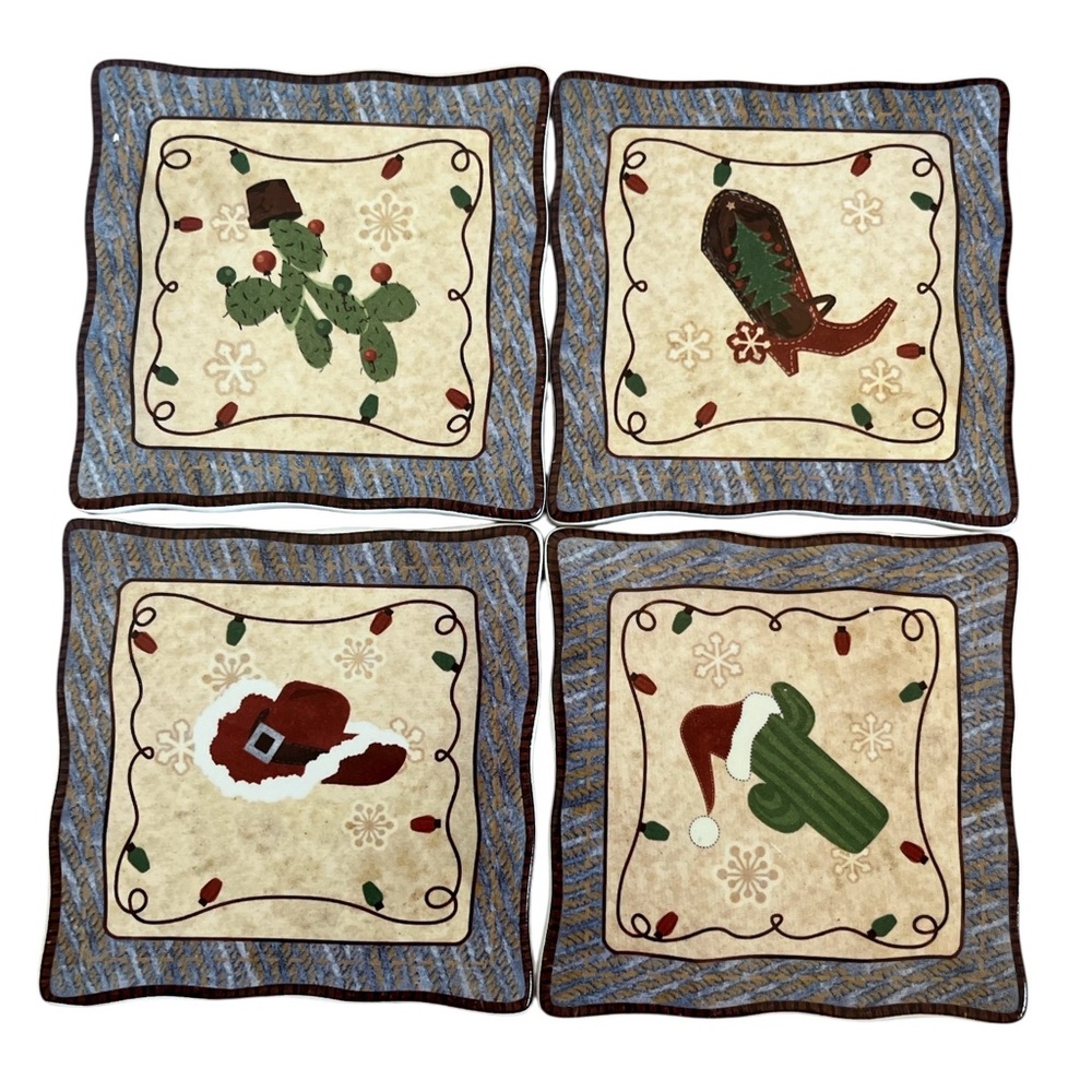 St. Nicholas Square Canyon Ranch Holiday Coasters